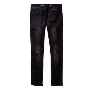 AG The Kingston Washed Black Slim Skinny Jeans size 14